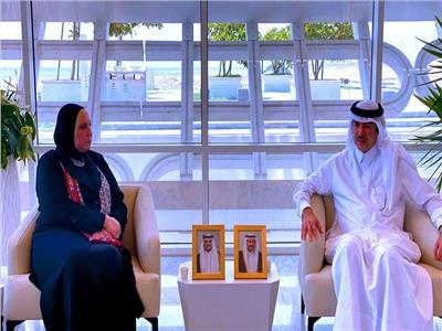 «جامع» ووزير الدولة القطري للمناطق الحرة يبحثان فرص التعاون وزيادة الاستثمارات