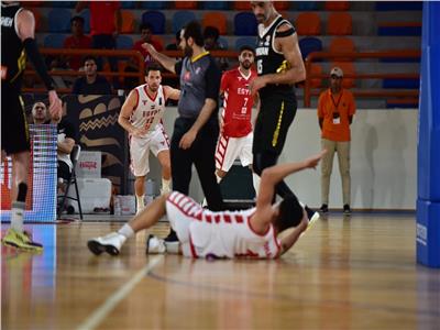 إصابة مهاب ياسر تنهي ودية مصر والأردن في السلة مبكرا