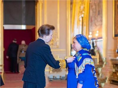 رئيسة الجالية المصرية في أيرلندا تحصل على «وسام الإمبراطورية البريطانية»