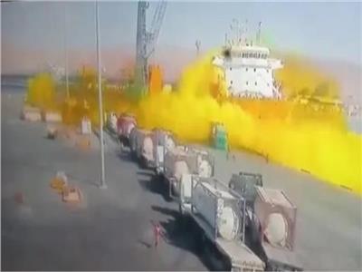 وزير الإعلام الأردني يكشف تفاصيل واقعة تسرب غاز سام بميناء العقبة| فيديو