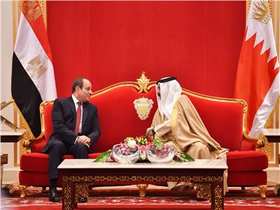 ملك البحرين: نقدر دور مصر الاستراتيجي والمحوري في حماية الأمن القومي العربي