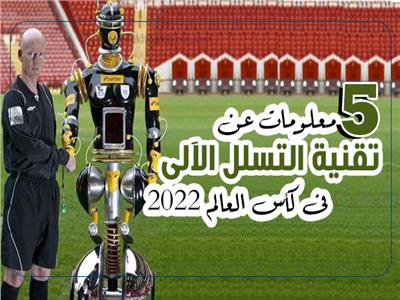 إنفوجراف| 5 معلومات عن تقنية التسلل الآلي في كأس العالم 2022