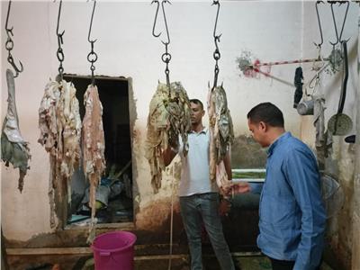 ضبط وإعدام أكثر من 400 كيلو لحوم غير صالحة للاستهلاك الآدمي بسوهاج