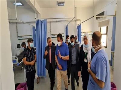 «عبدالغفار» يتفقد مستشفى الضبعة المركزي خلال إجازة العيد