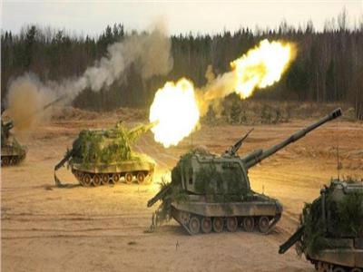 المدفعية الروسية تطلق سلسلة صواريخ على مواقع قوات أوكرانيا فى ليسيتشانسك