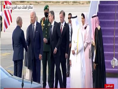 أمير منطقة مكة يستقبل جو بايدن خلال زيارته الأولى للمملكة 