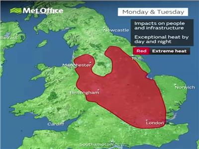 إعلان حالة الطوارئ في أنحاء بريطانيا بسبب ارتفاع قياسي بدرجات الحرارة