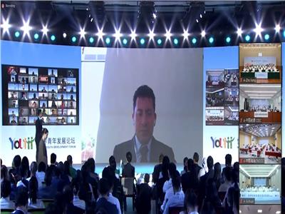 أشرف صبحي يلقى كلمة مصر بالمنتدى العالمي لتنمية الشباب بالصين 