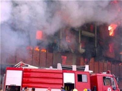 اندلاع حريق داخل شركة غزل ونسيج في حلوان