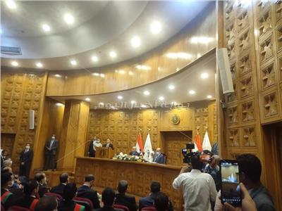 وزير العدل ورئيس النيابة الإدارية يشهدا حلف اليمين القانونية للأعضاء الجدد