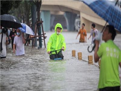 إجلاء 6393 من السكان بشكل عاجل بعد فيضان نهر بالصين