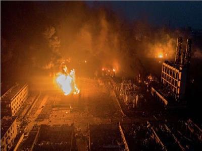 انفجار هائل داخل مصنع في الصين.. فيديو