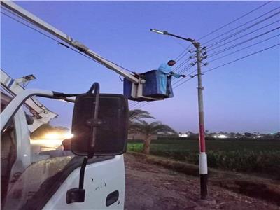الوحدات المحلية بسوهاج تواصل أعمال ترشيد استهلاك الكهرباء