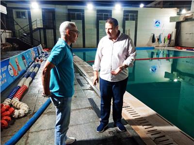 وكيل «رياضة الغربية» يتابع معايير الأمن والسلامة داخل حمامات السباحة بالأندية