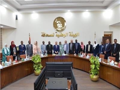 الوفد الإعلامي السوداني في ضيافة الوطنية للصحافة 