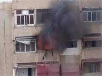 إخماد حريق داخل شقة سكنية بفيصل