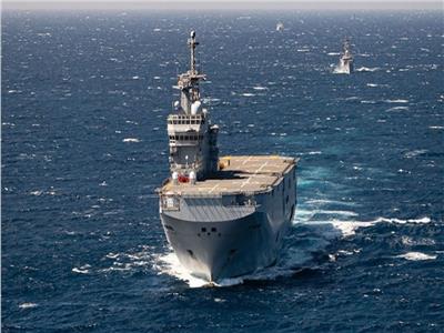 القوات البحرية المصرية تنفذ تدريباً بحرىاً عابراً مع نظيرتها الأمريكية والإسبانية 