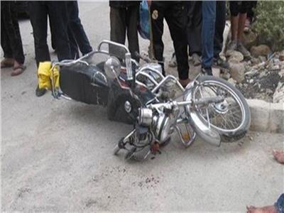  إصابة شخصين في انقلاب دراجة بخارية بالمنيا 