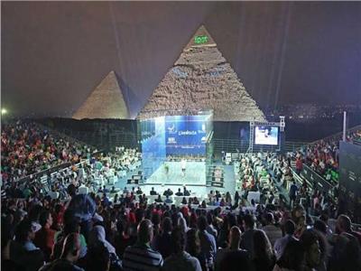 مواجهات قوية في بطولة مصر الدولية للاسكواش 2022 تحت سفح الأهرامات
