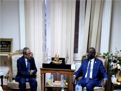 الأمين العام لمجلس الوحدة الاقتصادية يستقبل وزير الخارجية الموريتاني
