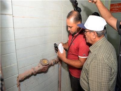 حملات لشركة مياه الشرب بالإسكندرية لتغيير العدادات وتحصيل المتأخرات