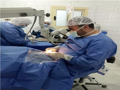 نجاح أول عملية زراعة قرنية لسيدة خمسينية في مستشفى رمد منوف