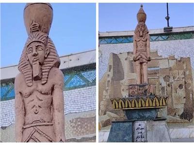الباز يشكر محافظ مطروح على إزالة تمثال رمسيس: مبقناش ندن في مالطة