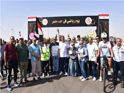 ماراثون دراجات «يوم في حب مصر» تزامنا مع احتفال مدينة 6 أكتوبر بالعيد القومي