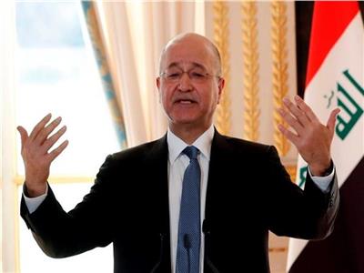 السفير المصري في بغداد يلتقي رئيس جمهورية العراق