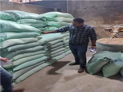 ضبط 94 طنًا من الأرز الشعير في حملات تموينية بالشرقية