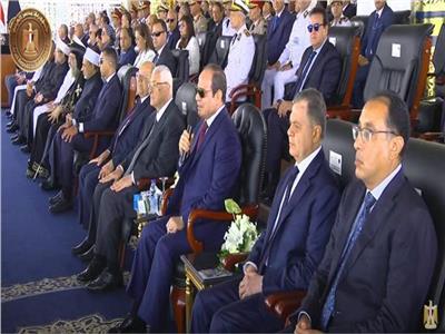 الرئيس السيسي: دماء الشهداء كانت سببا في استقرار 100 مليون مصري
