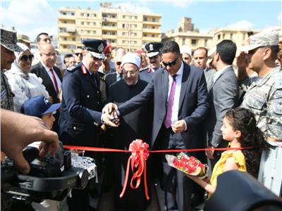افتتاح النصب التذكاري الجديد للشهداء وميدان النسور  بالمنصورة 