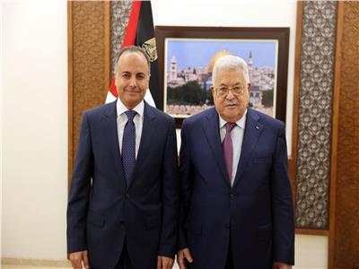 محمود عباس يقبل أوراق اعتماد السفير المصري الجديد لدى فلسطين