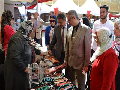  بمشاركة 200 عارض: افتتاح معرض للمنتجات التراثية بجامعة الإسكندرية 