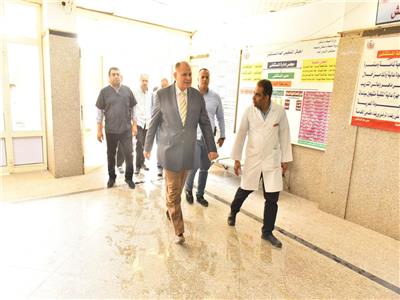 محافظ أسيوط يتفقد مستشفى الإيمان العام للاطمئنان على تقديم الخدمات للمرضى