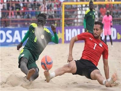 موعد مباراة مصر والسنغال في نهائي أمم إفريقيا للكرة الشاطئية