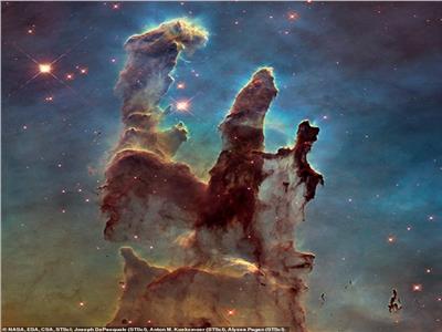  تلسكوب جيمس ويب يرصد منظرًا مخيفًا لأعمدة الخلق| صور 