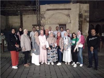 طلاب جامعة الأقصر يزورون الأماكن الأثرية بالقاهرة‎‎