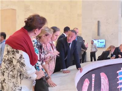 المتحف القومي للحضارة يستقبل حرم رئيس الوزراء اللبناني