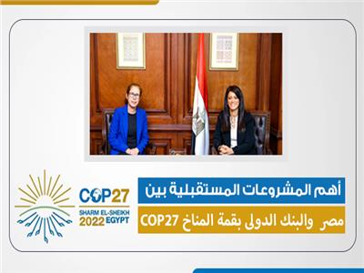 أهم المشروعات المستقبلية بين مصر والبنك الدولي بقمة المناخ COP27 | إنفوجراف 