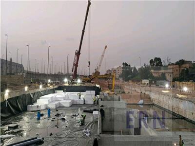 الجيزة تنشر أحدث صور لأعمال إنشاء محطة مترو «المتحف المصري الكبير»