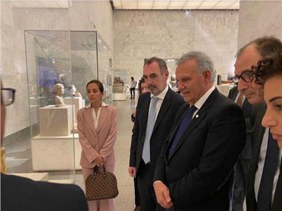 وفد رفيع المستوى من اليونان والقبرص يزورون المتحف القومي للحضارة |صور
