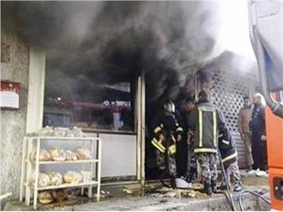 إصابة 6 عمال في حريق هائل بمخبز بسوهاج