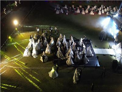 المنطقة الجنوبية العسكرية تنظم حفل زفاف جماعى لـ200 شاب وفتاة