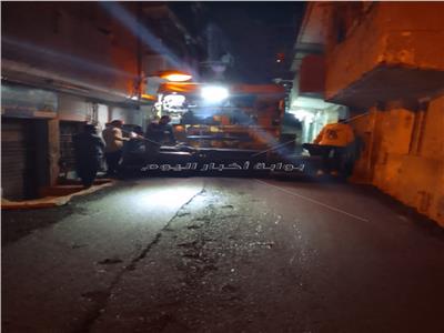 محافظ الجيزة يتابع أعمال رصف شوارع حي الوراق| صور