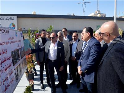 «مدبولي» يشهد افتتاح أعمال تطوير محطة الصرف الصحي بمنطقة الزراير بالسويس