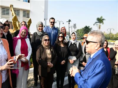 الفريق أسامة ربيع يستقبل وفد المجلس القومي للمرأة بمحافظة الإسماعيلية