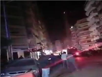تسرب غاز يتسبب في حريق وتحطم جدران شقة بالإسكندرية| صور 