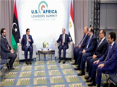 الرئيس يشدد على موقف مصر الثابت من  دعم جهود المجلس الرئاسي الليبي