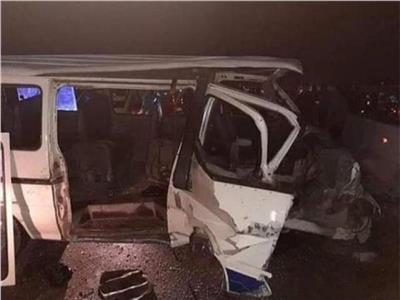 إصابة 7 إشخاص في حادث انقلاب سيارة بالإسماعيلية